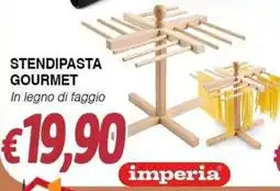 Bernava Stendipasta gourmet in legno di faggio imperia offerta