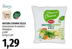 Emi Market Natura Chiama Selex minestrone 14 verdure biologico offerta