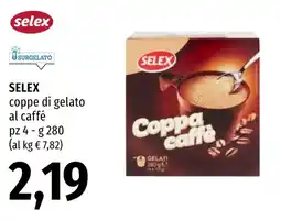 Emi Market Selex coppe di gelato al caffè offerta