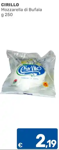 ARCA C+C cash and carry Mozzarella di Bufala Cirillo offerta