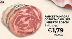Mercatò Local Pancetta magra coppata cavaliere Umberto Boschi offerta