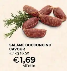 Mercatò Local Salame Bocconcino Cavour offerta