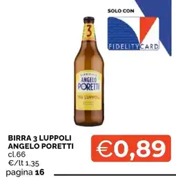 Mercatò Local Birra 3 Luppoli Angelo Poretti offerta