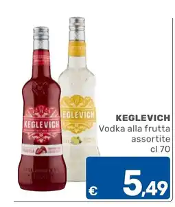 ARCA C+C cash and carry Keglevich Vodka alla frutta assortite offerta