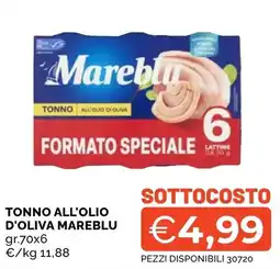 Mercatò Local Tonno all'olio di oliva Mareblu offerta