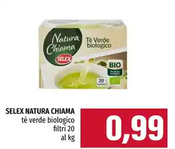 Emi Market Selex Natura Chiama tè verde biologico offerta