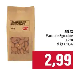 Emi Market Mandorle Sgusciate SELEX offerta