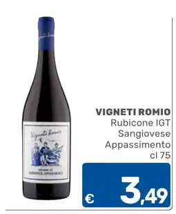 ARCA C+C cash and carry Vigneti Romio Rubicone IGT Sangiovese Appassimento offerta