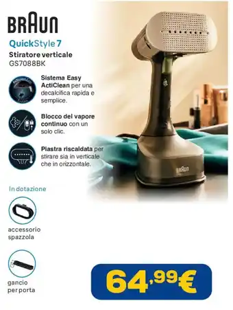 Braun QuickStyle 7 Stiratore verticale