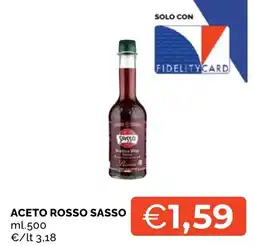 Mercatò Big Aceto rosso Sasso offerta