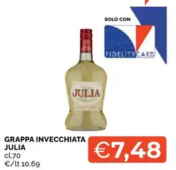 Mercatò Big Grappa invecchiata Julia offerta