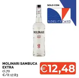Mercatò Big Molinari Sambuca Extra offerta