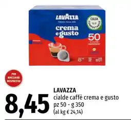 Emi Market Lavazza cialde caffè crema e gusto offerta
