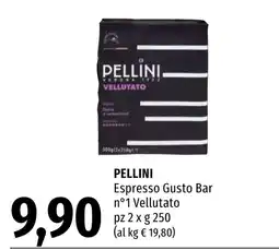Emi Market Pellini Espresso Gusto Bar n°1 Vellutato offerta
