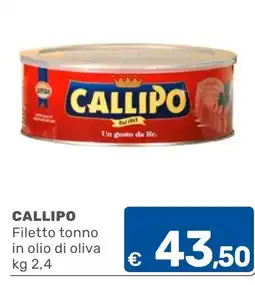 ARCA C+C cash and carry Callipo Filetto tonno in olio di oliva offerta
