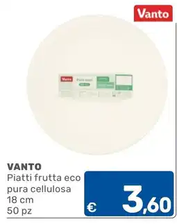 ARCA C+C cash and carry VANTO Piatti frutta eco pura cellulosa offerta