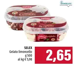 Emi Market Selex Gelato limoncello offerta