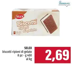 Emi Market SELEX biscotti ripieni di gelato offerta