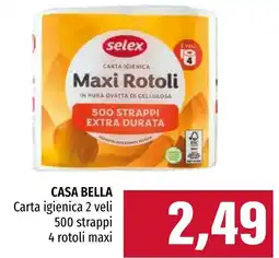 Emi Market Carta igienica Selex Maxi Rotoli offerta