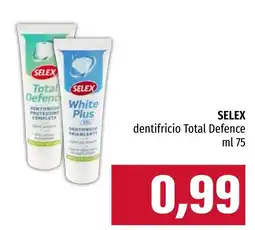 Emi Market SELEX dentifricio Total Defence offerta
