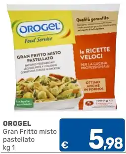 ARCA C+C cash and carry Orogel Gran Fritto misto pastellato offerta