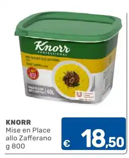 ARCA C+C cash and carry Knorr Mise en Place allo Zafferano offerta