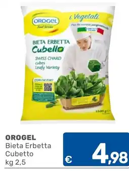 ARCA C+C cash and carry Orogel Bieta Erbetta Cubetto offerta