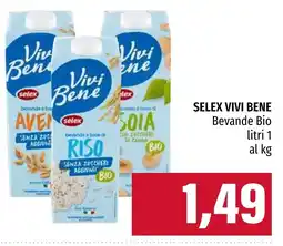 Emi Market Selex Vivi Bene Bevande Bio offerta