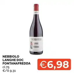 Mercatò Local Nebbiolo Langhe Doc Fontanafredda offerta