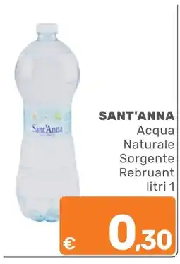 ARCA C+C cash and carry Sant'Anna Acqua Naturale Sorgente Rebruant offerta