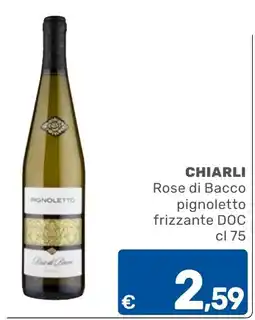 ARCA C+C cash and carry Chiarli Rose di Bacco pignoletto frizzante DOC offerta