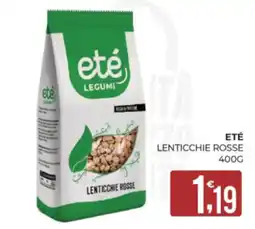 Eté Eté lenticchie rosse offerta