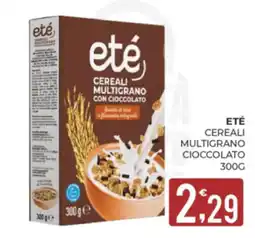Eté eté cereali multigrano con cioccolato offerta