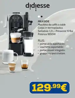 Euronics didiese MILKSIDE offerta