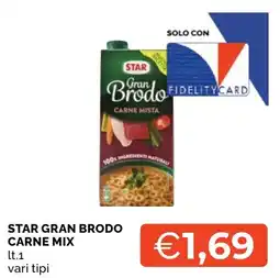 Mercatò Big Star gran brodo carne mix offerta