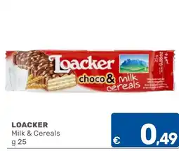ARCA C+C cash and carry Loacker Milk & Cereals offerta