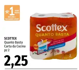 Emi Market Scottex Quanto Basta Carta da Cucina offerta