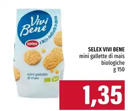 Emi Market Selex Vivi Bene mini gallette di mais biologiche offerta