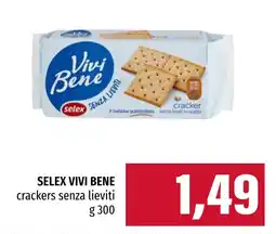 Emi Market Selex Vivi Bene crackers senza lieviti offerta