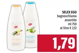 Emi Market SELEX EGO bagnoschiuma assortito offerta