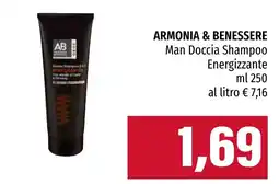 Emi Market Armonia & Benessere Man Doccia Shampoo Energizzante offerta