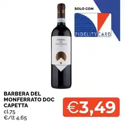 Mercatò Local Barbera del Monferrato Doc Capetta offerta