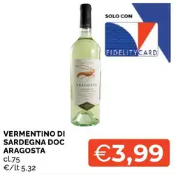 Mercatò Local Vermentino di Sardegna DOC Aragosta offerta