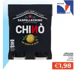 Mercatò Big Sanpellegrino Chinò offerta