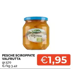 Mercatò Big Pesche sciroppate Valfrutta offerta