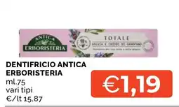 Mercatò Big Dentifricio Antica Erboristeria offerta