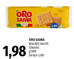 Emi Market Oro Saiwa biscotti secchi Classici offerta