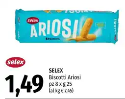Emi Market Selex Biscotti Ariosi offerta