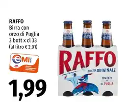 Emi Market Raffo Birra con orzo di Puglia offerta
