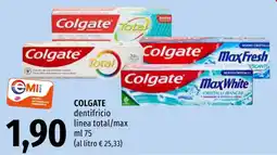 Emi Market Colgate dentifricio linea total/max offerta